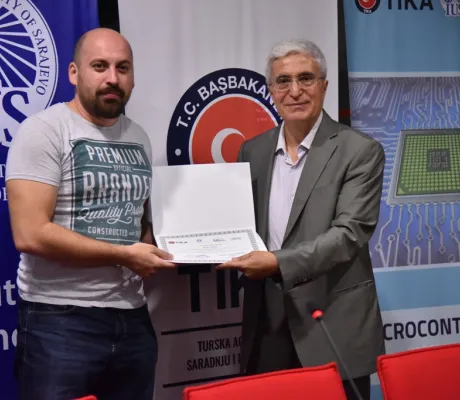 Harun Muhić: This certificate will make difference in my further education