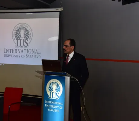 Turkish Presidential Spokesperson Dr. Ibrahim Kalın Lectured at IUS