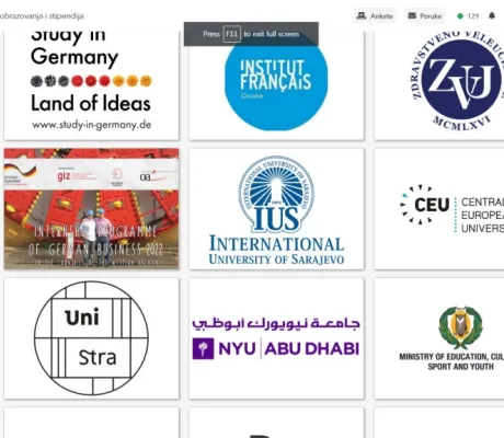 Promotion of IUS at the Higher Education and Scholarship Fair in Zagreb