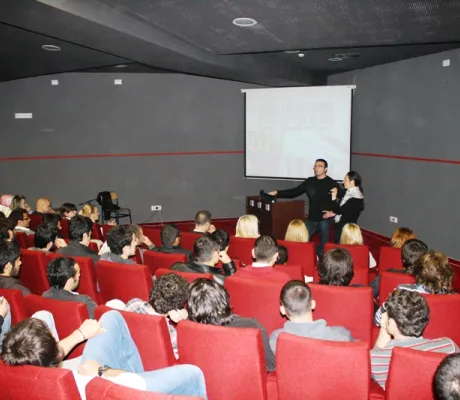 Educational seminar on landmines for students