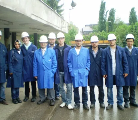 Students of Industrial Engineering visit Arcelor Mittal Zenica