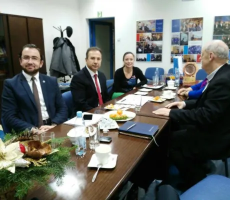 Assoc. Prof. Dr. Ali Gürsel and Assist. Prof. Dr. Muhamed Ali visited the University of Social Sciences in Poland