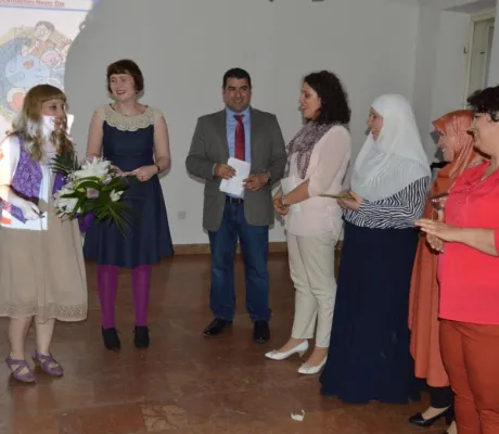 The ELIT masters students launched their book