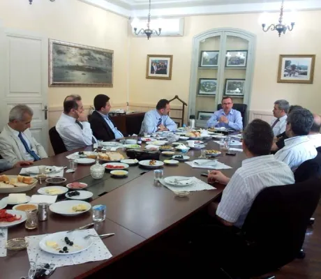 Management Board Members of the Association of Private Schools in Turkey meet with Mr. Idris Hızır