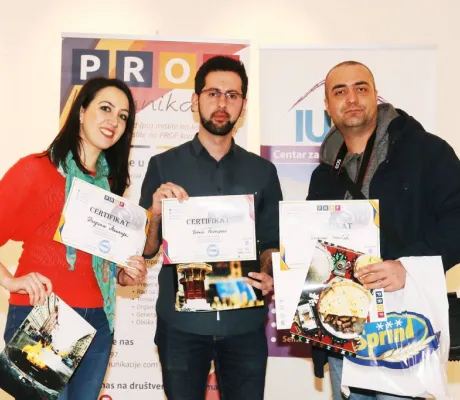 Vahid Bećirović Won First Prize in Weekend Photography Course at IUS 