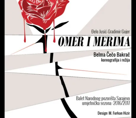 Mustafa Furkan Hizir author of the visual identity design for the ballet Omer and Merima