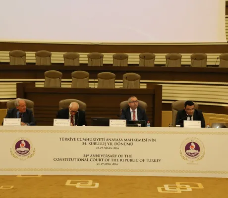 Assist. Prof. Dr. İsmail Köküsarı of the Faculty of Law participated in the conference held in honor of 54th Anniversary of founding of the Turkish Constitutional Court