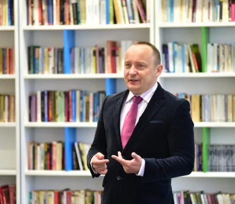 Professor Marek Smoluk on the Erasmus + exchange at IUS