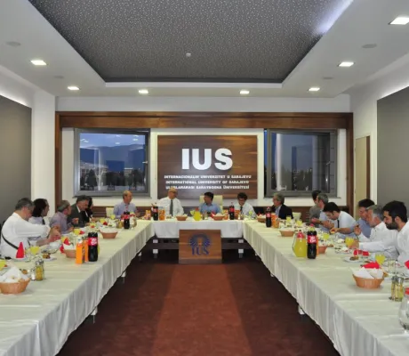IUS organized an iftar for ambassador of the Republic of Turkey in BiH H.E. Cihad Erginay and Embassy administrative staff