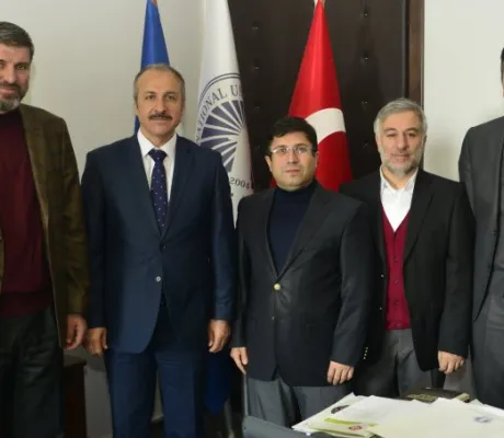 The rector of International Balkan University Prof. Dr. İsmail Kocayusufoğlu visited IUS