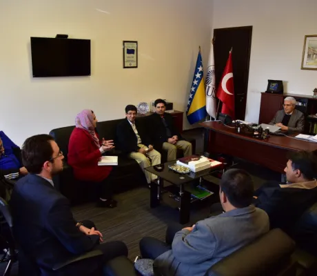 Delegation of Payame Noor University visited IUS