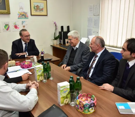 Ambassador of the Republic of Turkey, President of SEDEF foundation and IUS Rector visited the Isa-bey Ishaković primary school