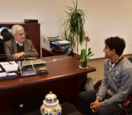 Juventus Representative Visited IUS