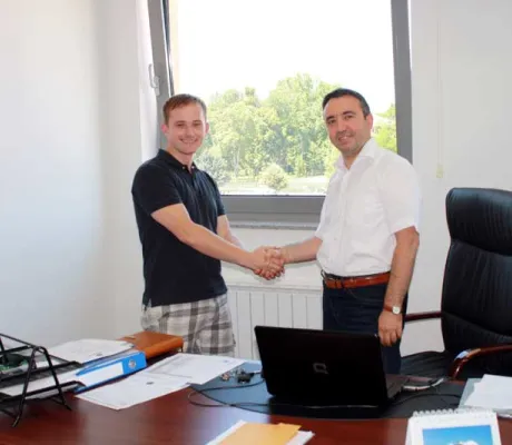FENS graduating student Samir PRCANOVIC won DAAD scholarship in Germany