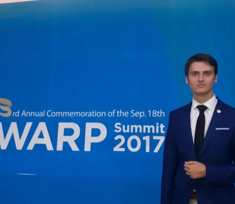 Ismail Ćidić, Sole Representative of BiH at WARP Summit in Seoul