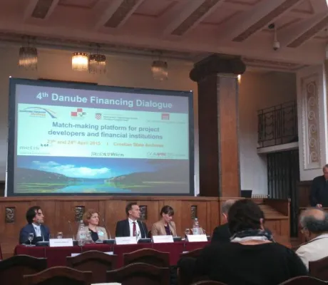 IUS Academicians Attend European Framework’s 4th Danube Financing Dialogue held in Zagreb