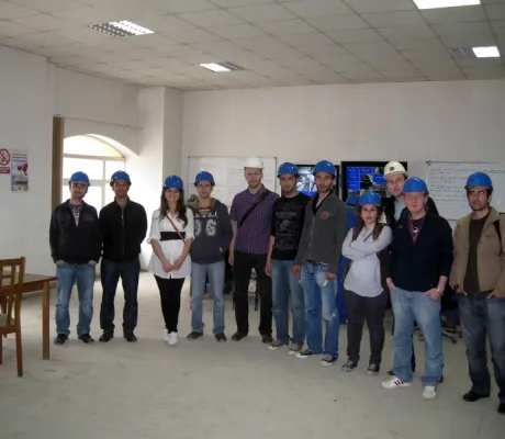 Students visit soda factory as a part of System Modeling and Control Course
