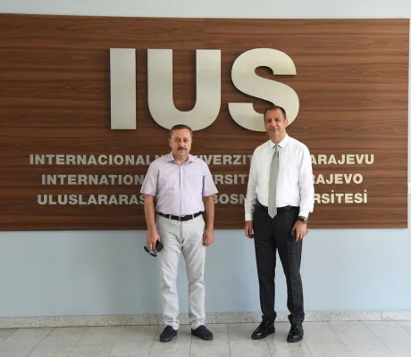 The Education Counsellor of the Embassy of the Republic of Turkey to Bosnia and Herzegovina Mr. Salim Donat visits IUS