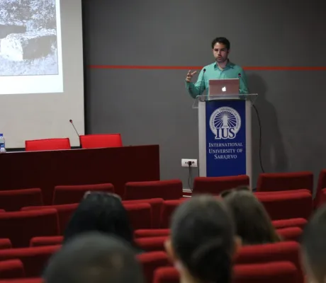 Dr. Gorčin Dizdar Held Lecture about Standing Stones (Stećaks)