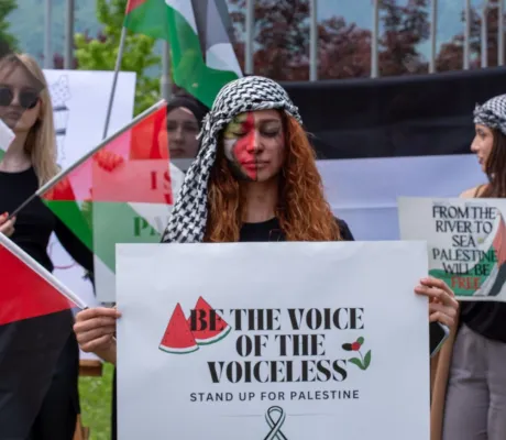  “Stand up for Palestine”: IUS Students and Staff Unite in Support of Palestine