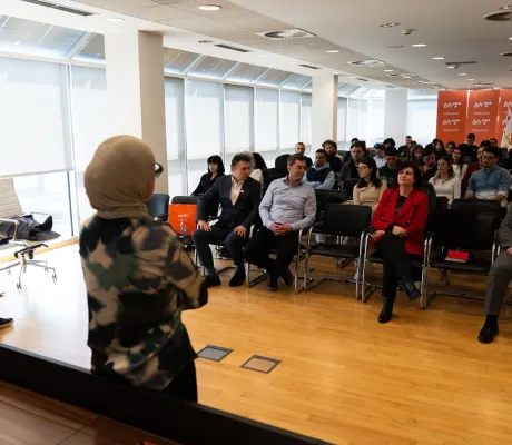 IUS students visit BH Telecom