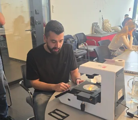 GBE Teaching Assistant Abas Sezer Attends Advanced Cell Imaging Workshop 