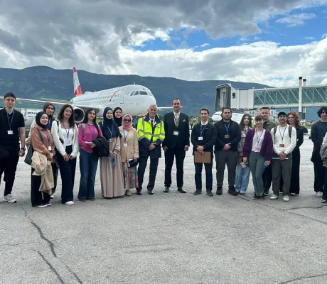 IUS FBA Students Visit Sarajevo International Airport 