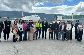 IUS FBA Students Visit Sarajevo International Airport 