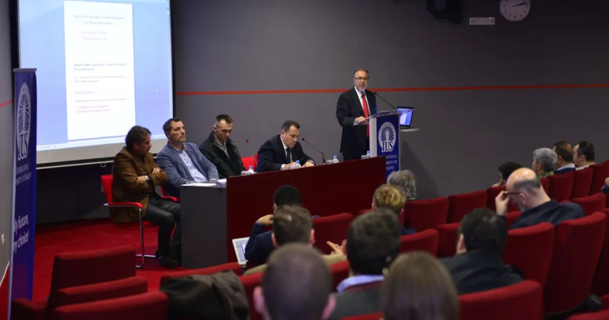 Dayton Peace Agreement Panel discussion held at IUS