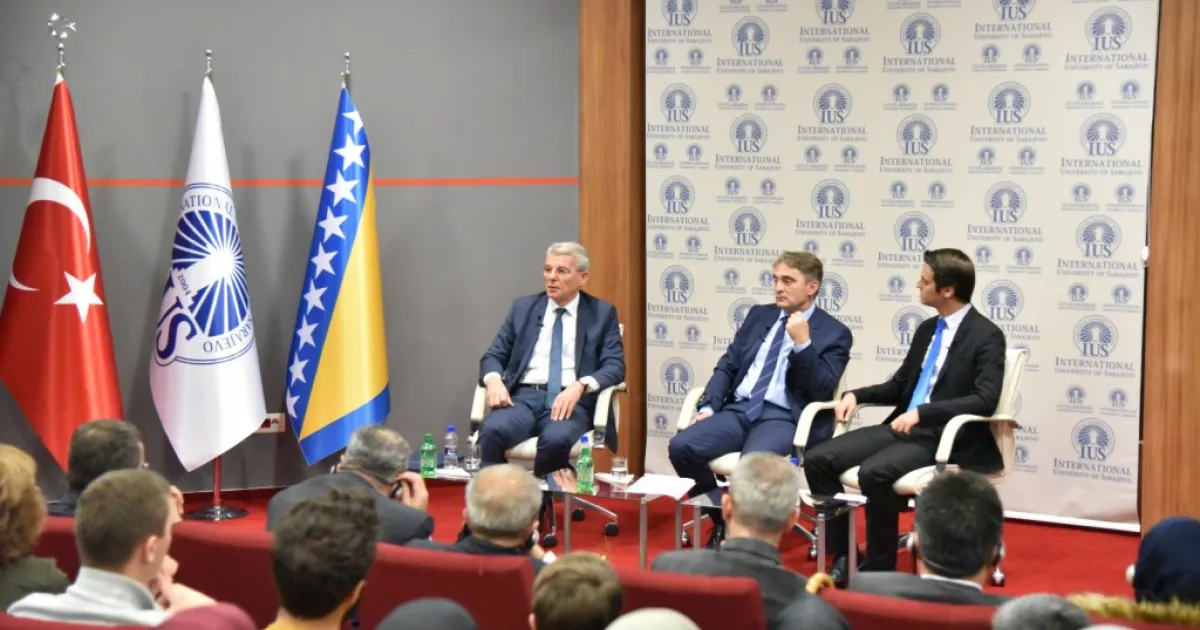 Members of BiH Presidency Visited IUS 