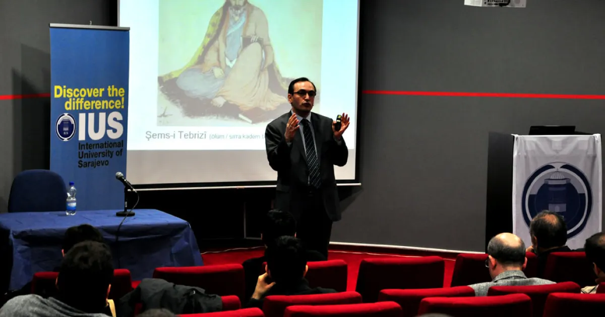 The conference named as "Mevlânâ Rûmi and Spiritual Journey" was held at IUS