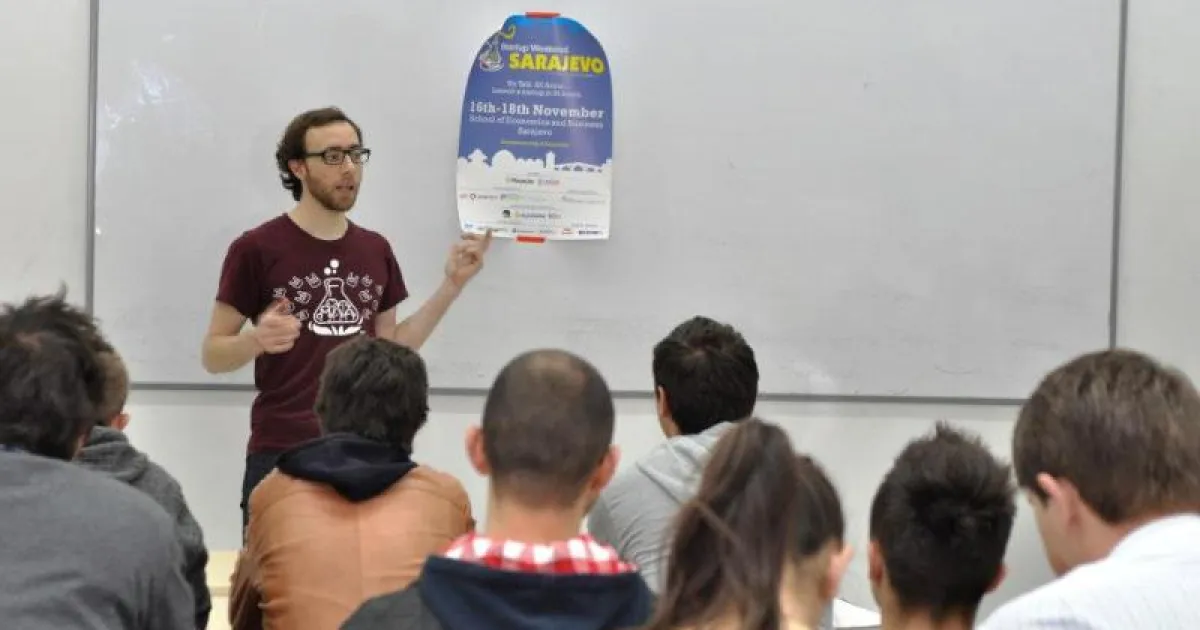 Organizatori Startup Weekend Sarajevo na IUS-u