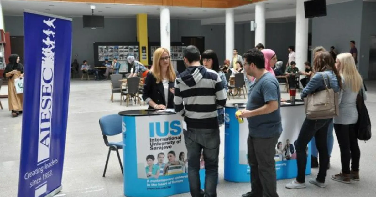 Representatives of AIESEC at IUS