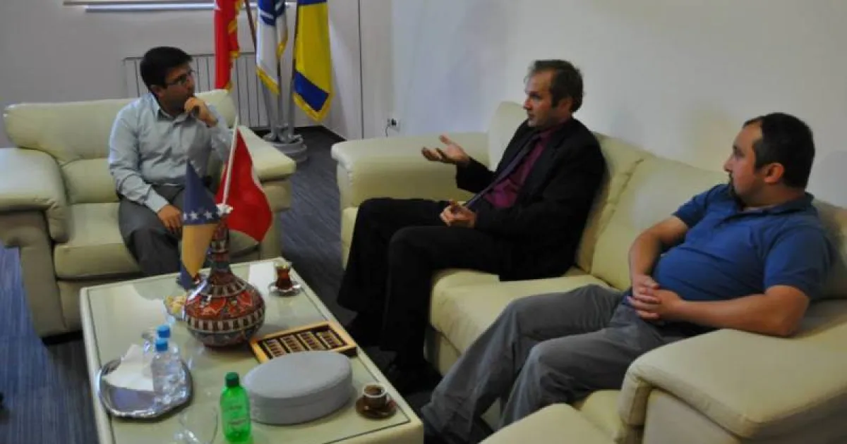 The Director of the BBI bank visited Rector Oğurlu