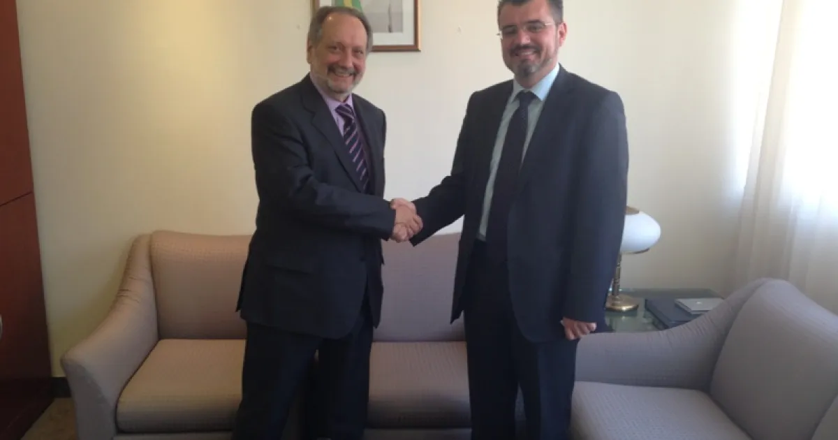 IUS Rector visited the Ambassador of Brazil H.E. Mr. Jose A. Lindgren Alves