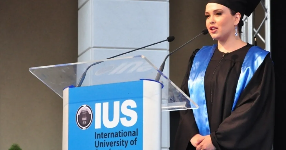 Interview with Elma Sarajlija, the best IUS student in 2012/2013