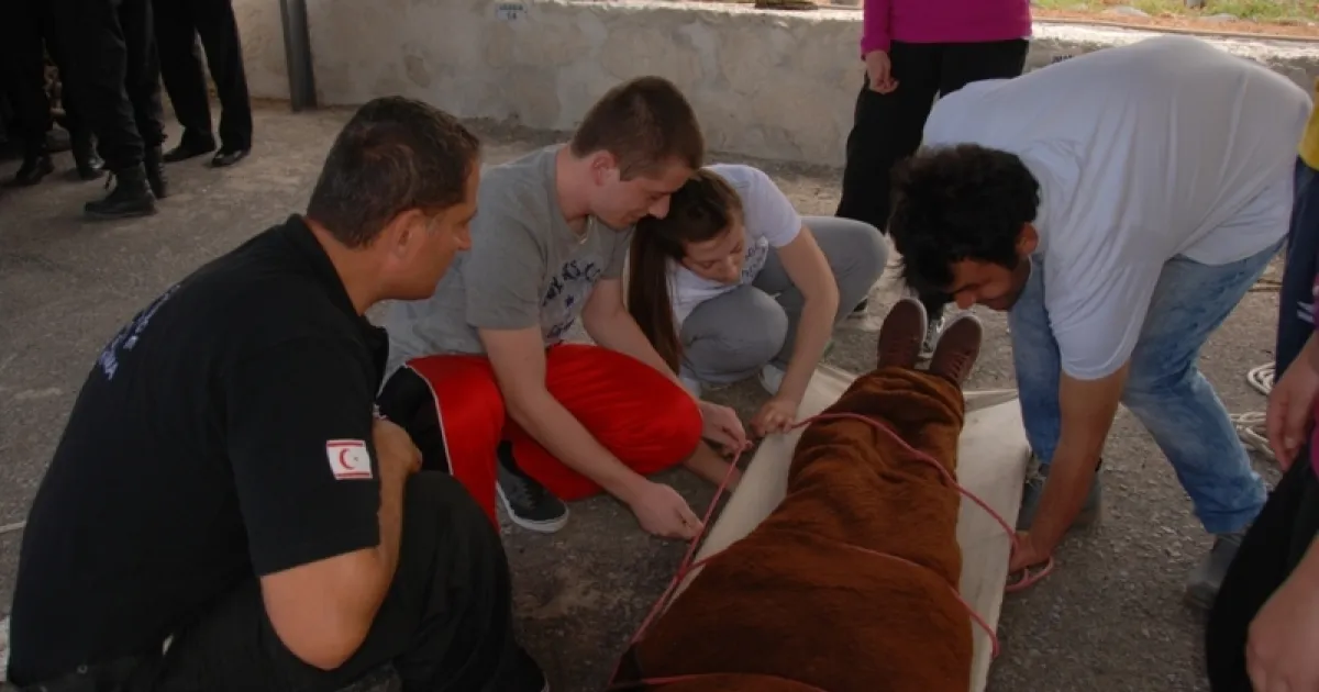 IUS students participated in training rescue from natural disasters in Cyprus