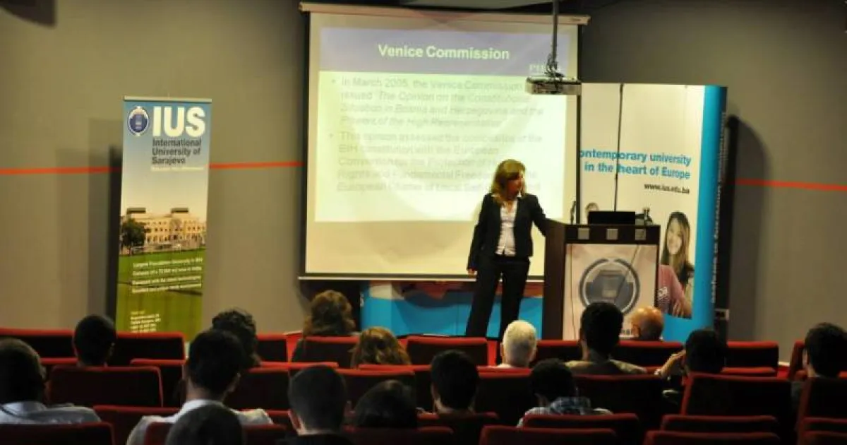 A lecture by Dr. Valery Perry "The Basics of the B&H Constitution and Reform Efforts to Date"