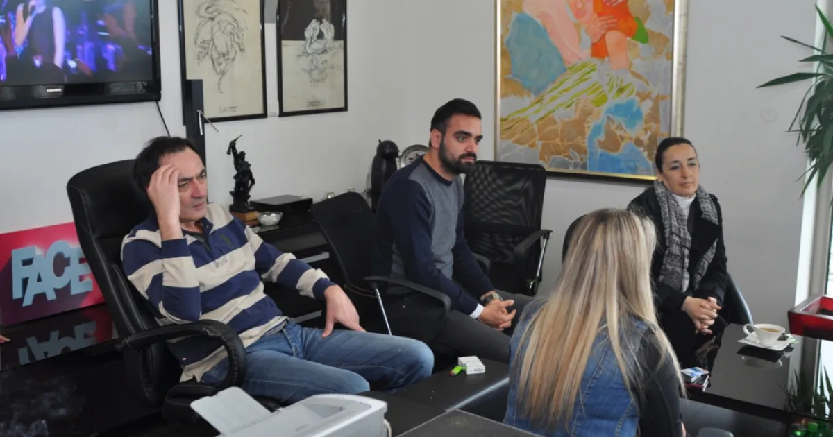 Business visit to FACE TV