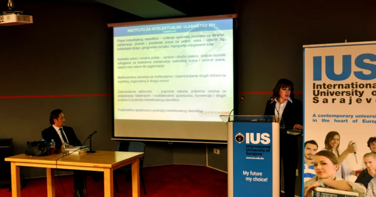 Lecture on "Patents – application process of BiH"