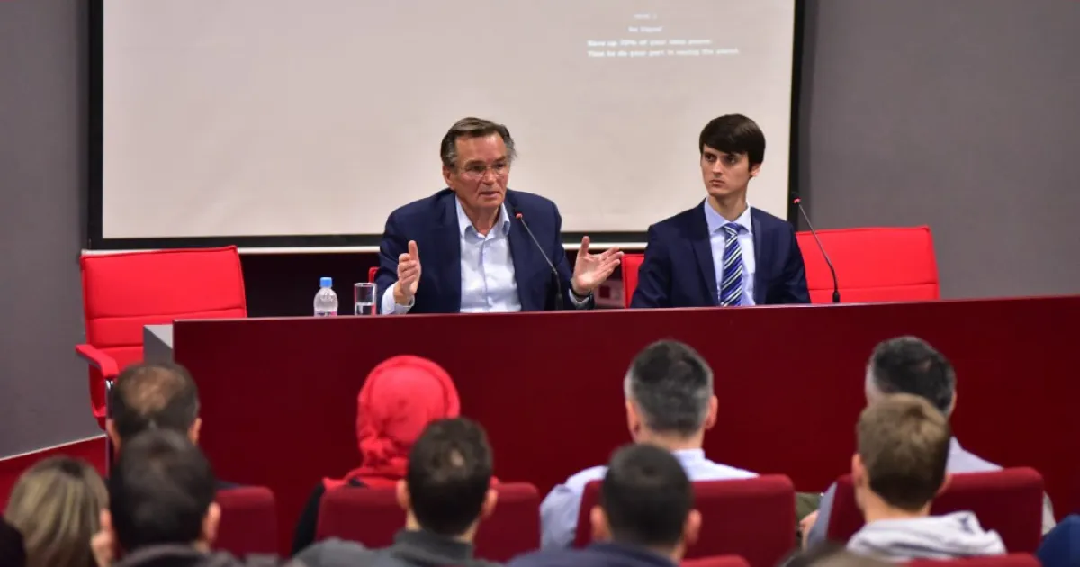 Dr. Haris Silajdžić gave a lecture at IUS