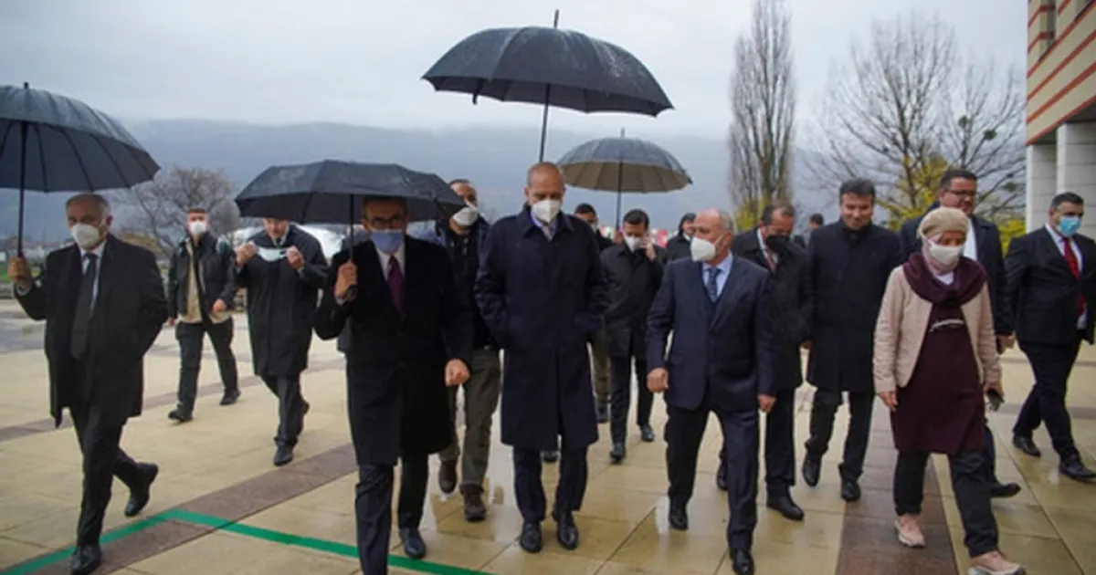 Numan Kurtulmuş, Deputy Chairman of AK Party, Visits IUS