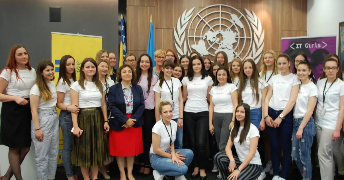 Dr Jasminka H. Telalovic at the International Day of Girls in ICT