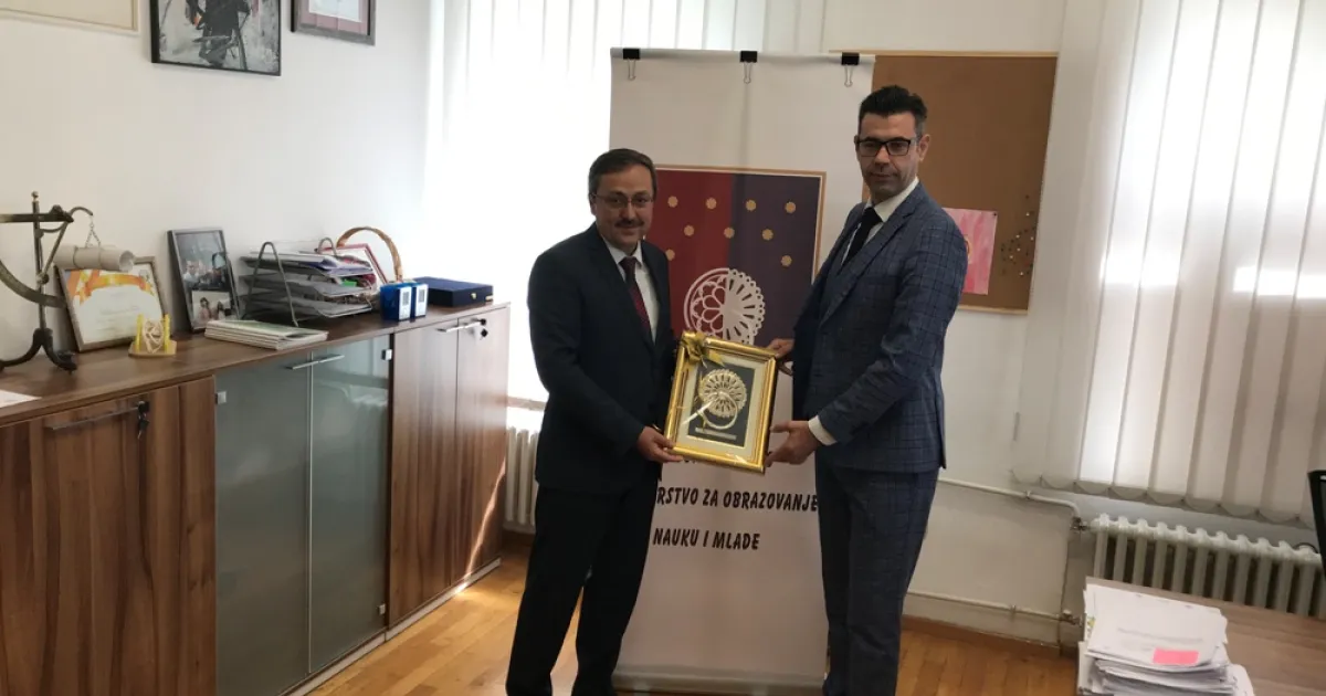 Courtesy visit to Ministry of Education, Science and Youth of Sarajevo Canton