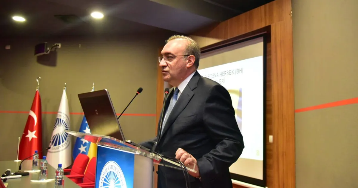 Ambassador of Republic of Turkey H.E. Haldun Koç Gave Lecture to IUS Freshmen