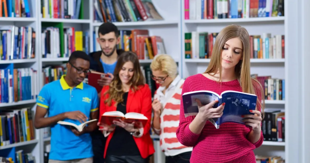 More than a million books and journals in the IUS library