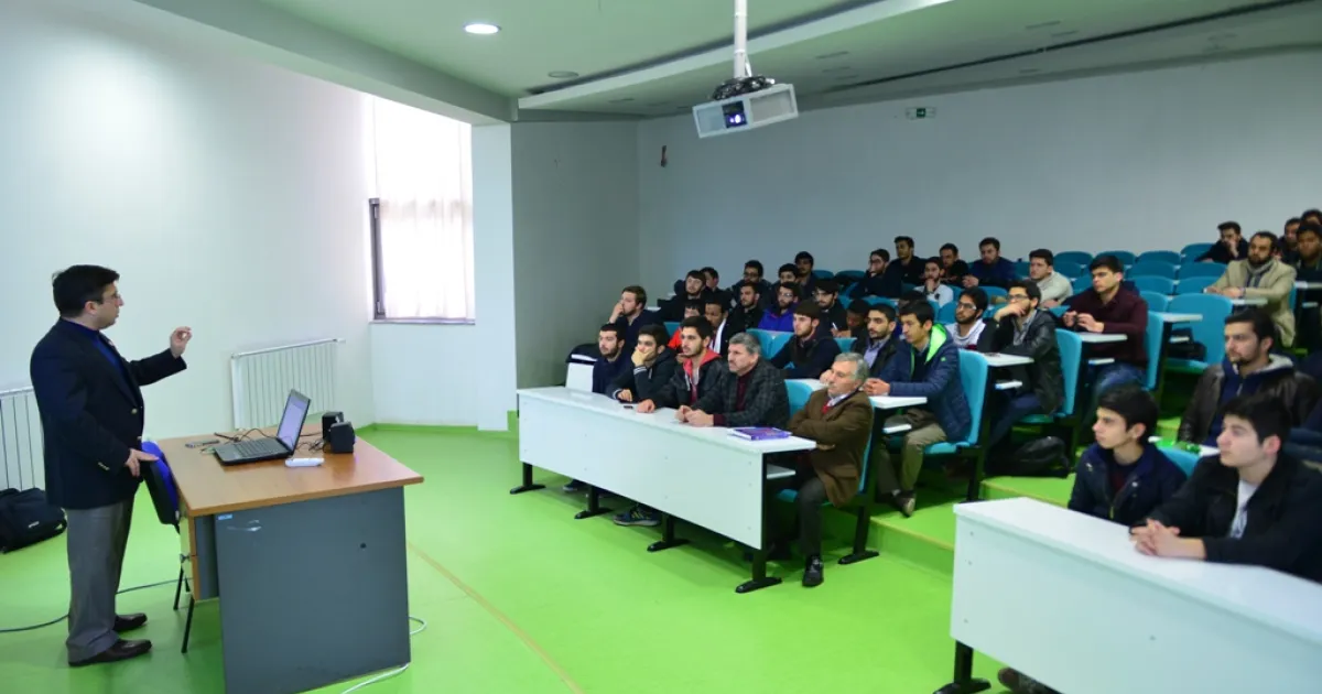Rector Prof. Dr. Yücel Oğurlu met with students