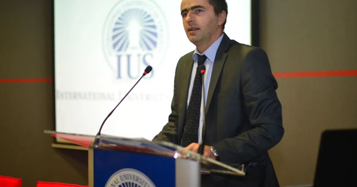Director of the Erasmus+ Office in BiH gave a lecture at IUS