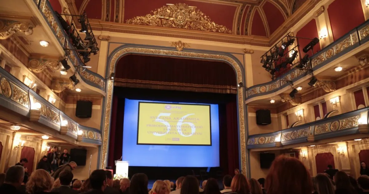 Advisor to and Representative for the Rector Assist. Prof. Dr. Muhamed Ali attended the celebration of the 56th anniversary of Faculty of Natural Sciences and Mathematics of University of Sarajevo