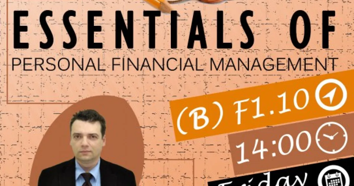 Personal Financial Management Lecture